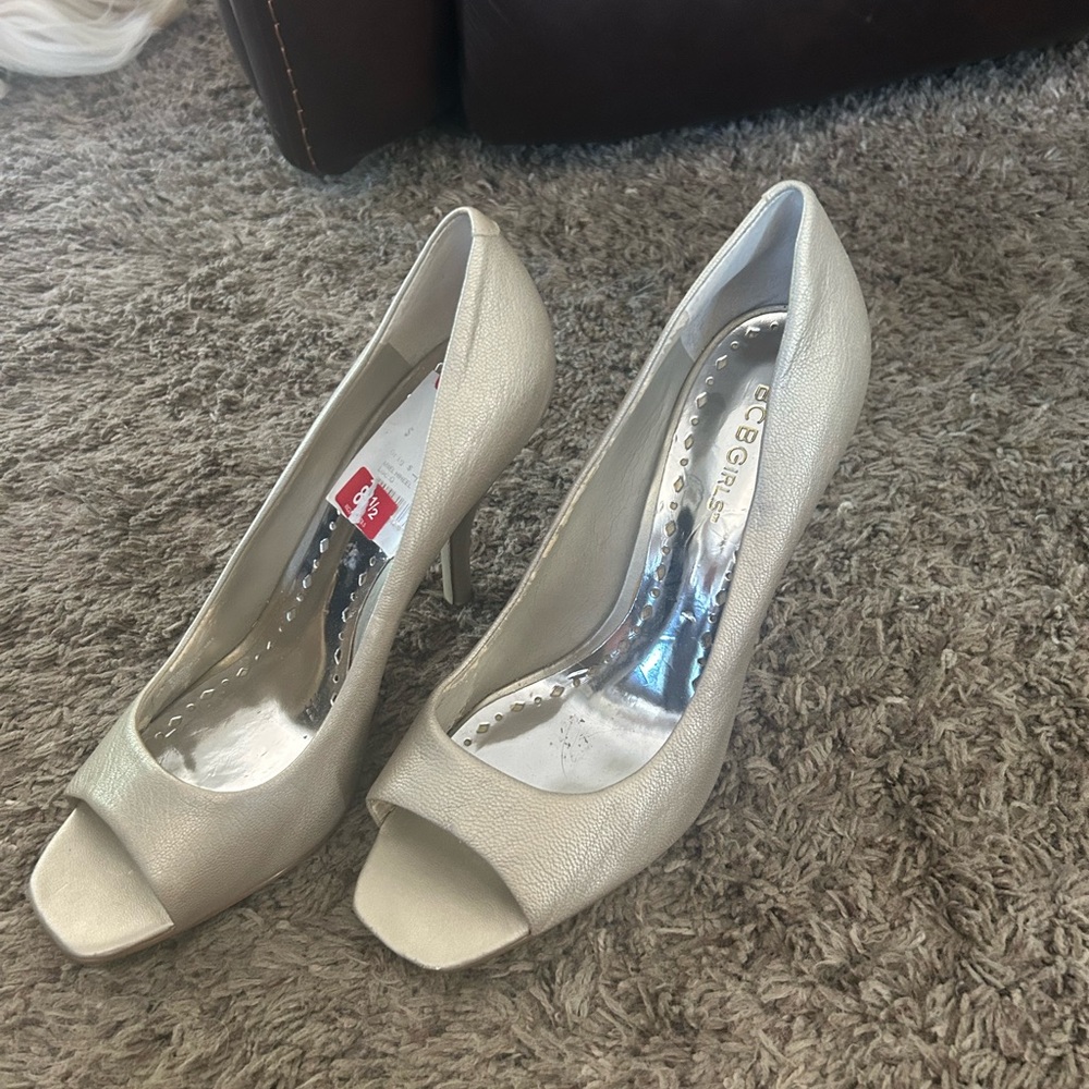 BCBG Peep Toe Heels